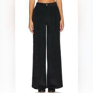 Young Fabulous And Broke Wide‎ Leg Pants Women’s Small Navy Blue Lyocell Preppy